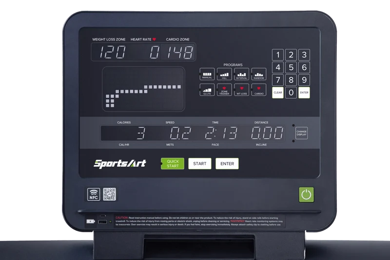 SportsArt ECO-NATURAL Essentials Series Laufband T661M