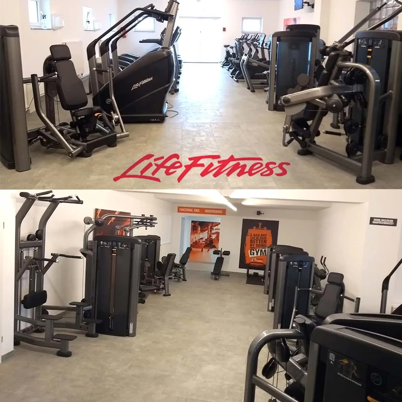 Life Fitness u. Hammer Strength - komplettes Fitnessstudio - 65 Fitnessgeräte - Kraftgeräte, Cardiogeräte, Zirkel, Plate loaded Geräte, Bänke etc - gebraucht - TOP Zustand