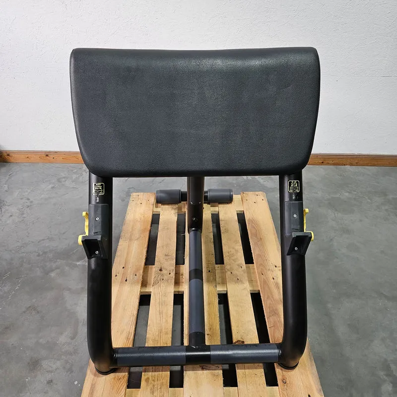 TechnoGym Scottcurl Bank, Scott bench, Bizeps Trainingsbank, Farbe Schwarz, Polster Schwarz, gebraucht - geprüfter Zustand