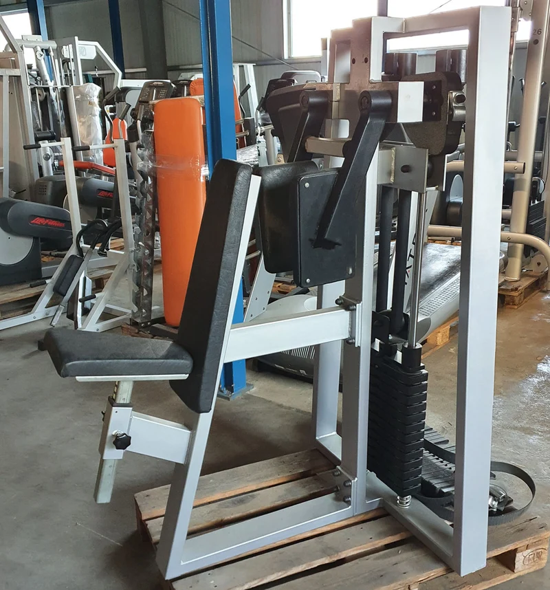 Seithebemaschine, Schultermaschine, Lateral Raise, Polster Schwarz, gebraucht