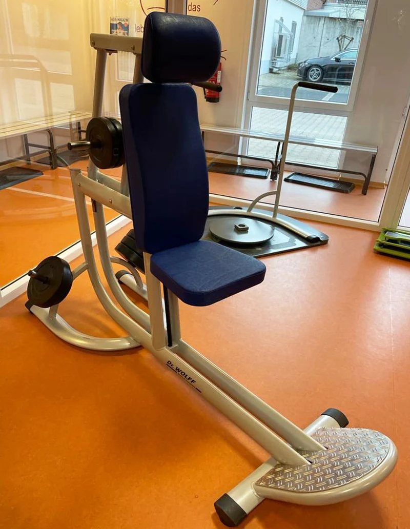 Dr. Wolff Cervex 506, HWS Hals-Nacken Trainer, Rahmenfarbe Silber - gebrauchter - überholter Zustand
