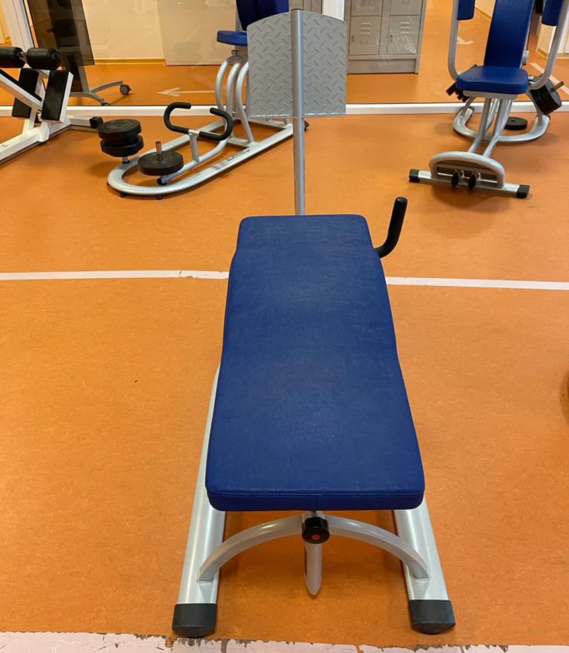 Dr. Wolff Abdominal-Trainer 336, Bauchbank, Rahmenfarbe Silber - gebrauchter - überholter Zustand