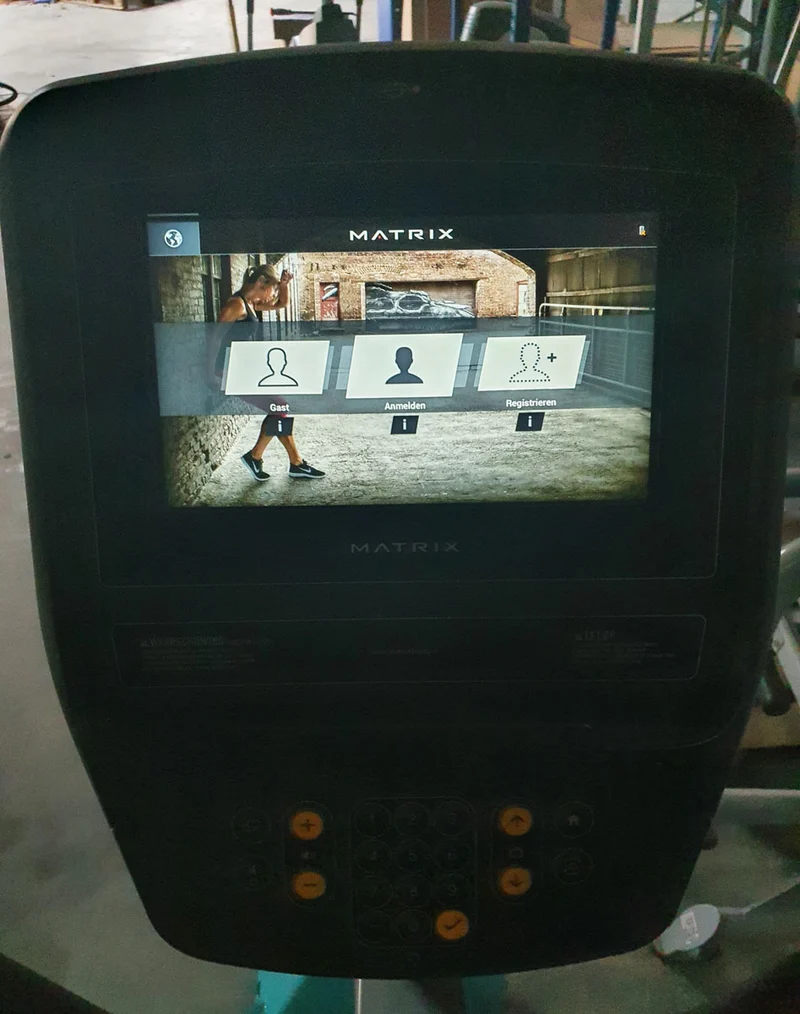 Matrix S3X Stepper, Touch Display mit Internet, TV, Netflix, Youtube etc, Rahmen Grau, gebrauchter - überholter Zustand