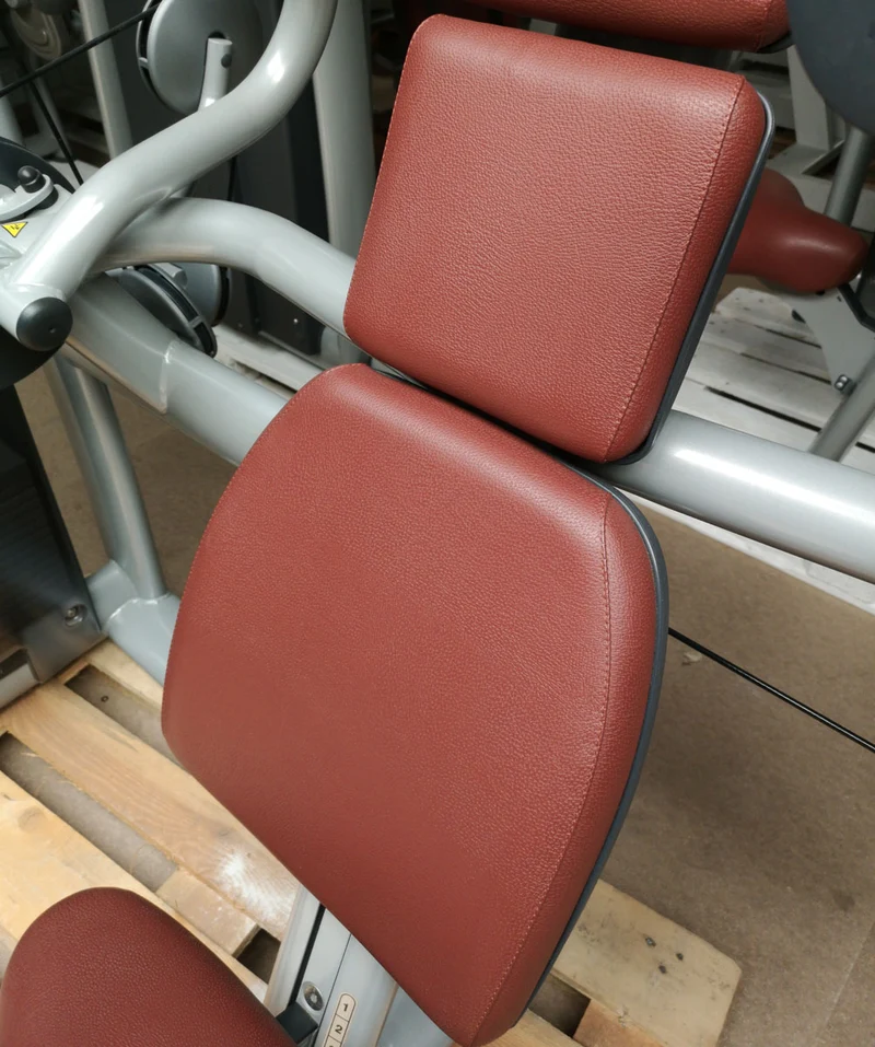 TechnoGym Trizepsmaschine, Arm Extension, Selection Line - Neues Modell mit Plastikverkleidung, Polster Braun, gebraucht - überholter Zustand
