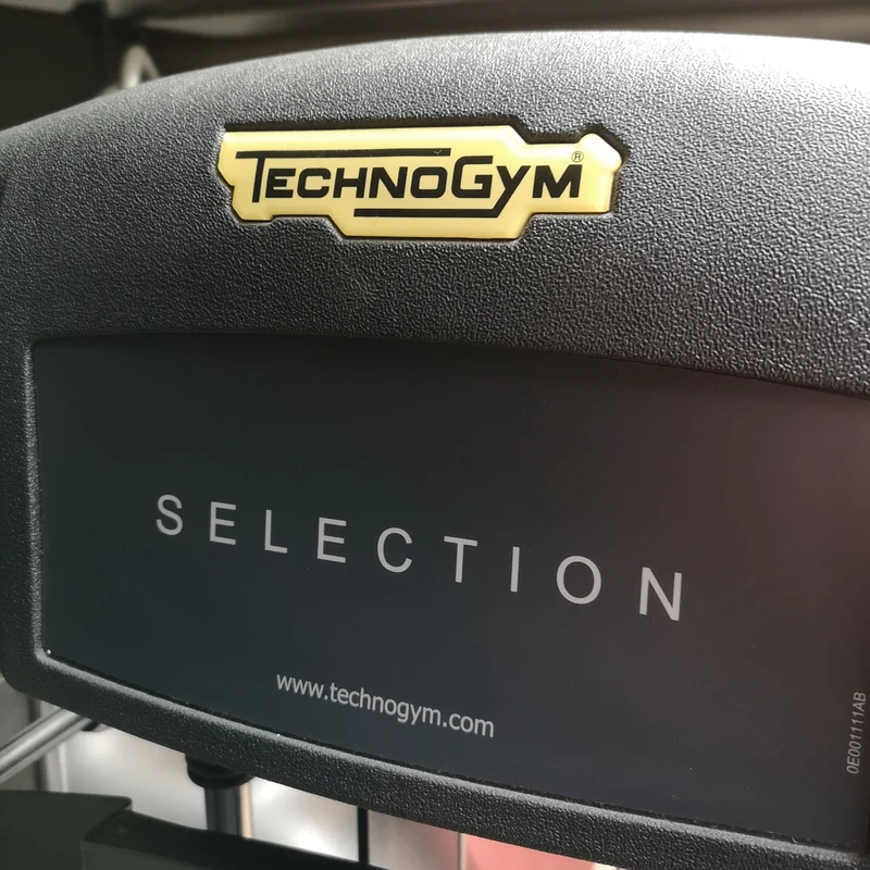 TechnoGym Trizepsmaschine, Arm Extension, Selection Line - Neues Modell mit Plastikverkleidung, Polster Braun, gebraucht - überholter Zustand