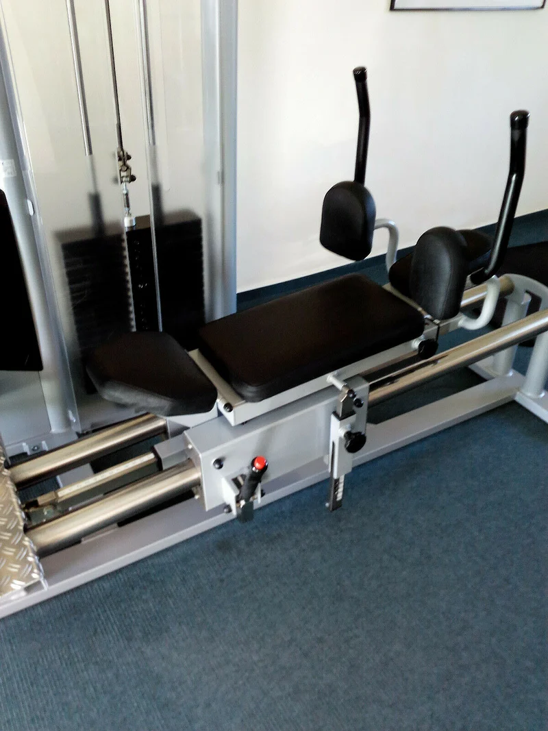 Physio&Sports Funktionsstemme, MPG, Reha, Beinpresse verstellbar, Pro Line, Silber, gebraucht - überholter Zustand