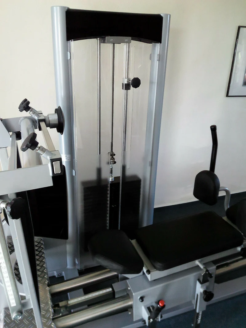 Physio&Sports Funktionsstemme, MPG, Reha, Beinpresse verstellbar, Pro Line, Silber, gebraucht - überholter Zustand