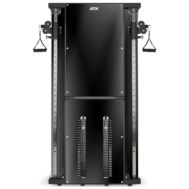 ATX Duale Wandzugstation mit 2 x 60 kg Steckgewichten
