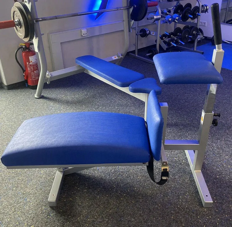 Ergo-Fit Bauchbank, Decline/Abdominal Crunch, Polster Blau, gebrauchter - überholter Zustand