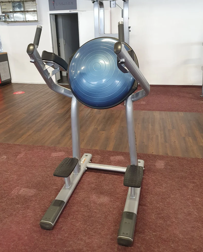 Life Fitness Bosu Ball Beinheber Gymnastikball, Leg Raise SLR, Signature Serie, Rahmenfarbe Silber, gebrauchter - überholter Zustand