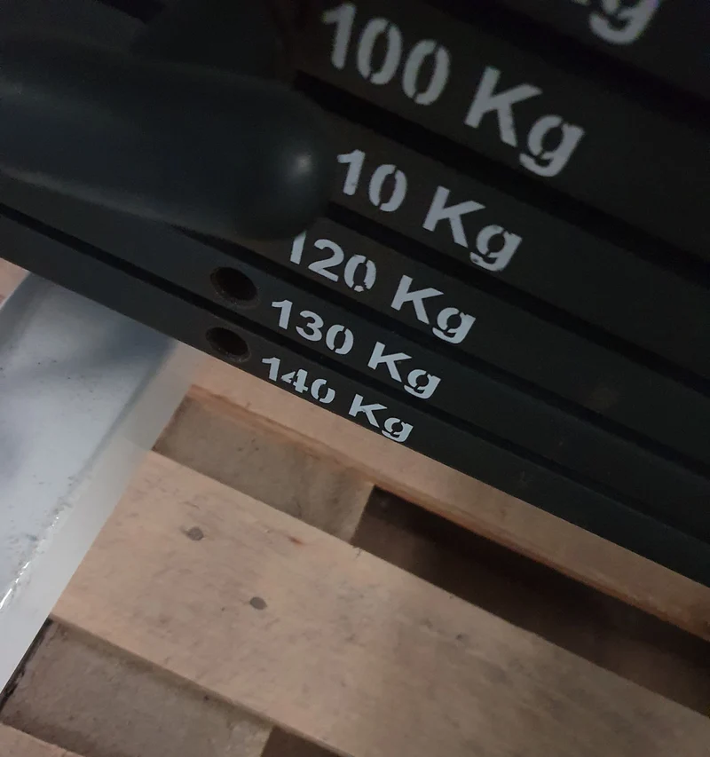 ASS-Sport Beinstrecker, Leg Extension, verstellbar, 140kg Gewichtsblock, Rahmen Weiß, Polster Blau, gebraucht - überholter Zustand