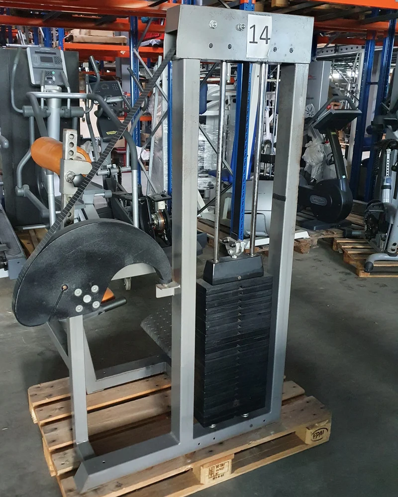 Gym80 Rückenstreckermaschine, Hyperextension, Back Extension, Old school, 120kg Gewichtsblock, gebraucht