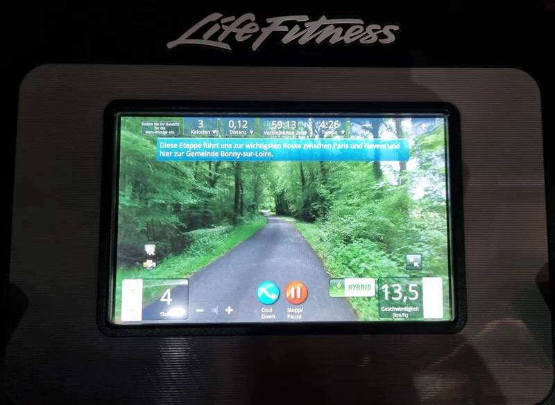 Life Fitness Ergometer Lifecycle, Elevation Series, Discover Si Konsole Touch, gebraucht - überholter Zustand