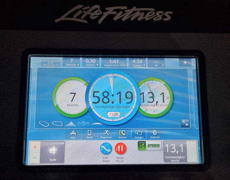 Life Fitness Ergometer Lifecycle, Elevation Series, Discover Si Konsole Touch, gebraucht - überholter Zustand