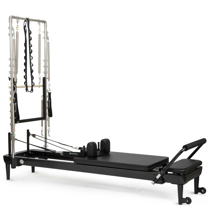 Elina Pilates Nubium Reformer mit Half Cadillac Black Edition