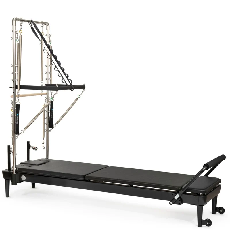 Elina Pilates Nubium Reformer mit Half Cadillac Black Edition