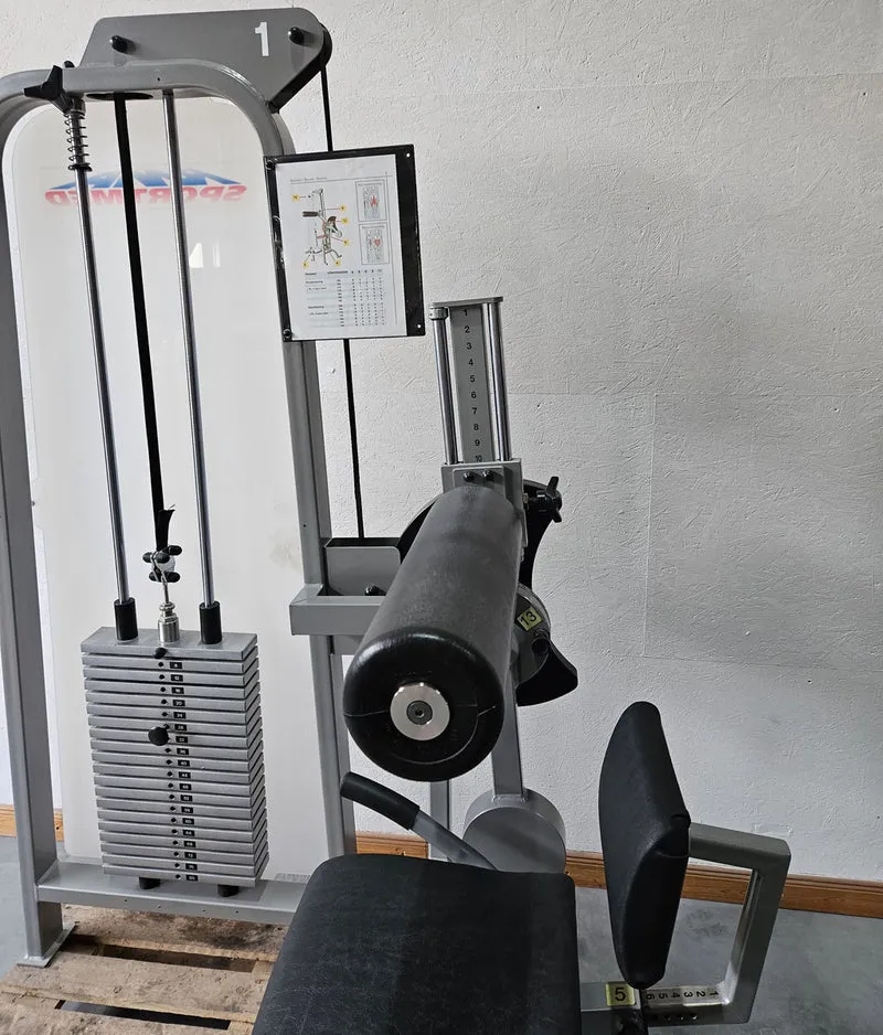 RMA Bauch / Rücken Kombigerät 2 in 1, Abs and lower Back, Silber, gebraucht - überholter Zustand