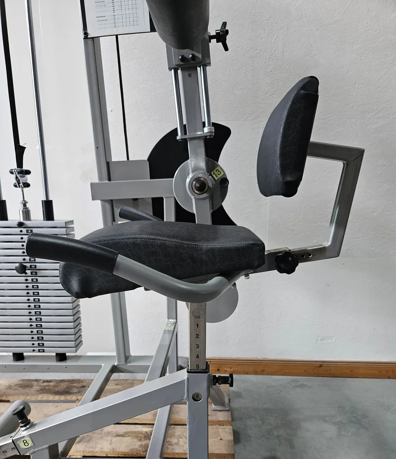 RMA Bauch / Rücken Kombigerät 2 in 1, Abs and lower Back, Silber, gebraucht - überholter Zustand