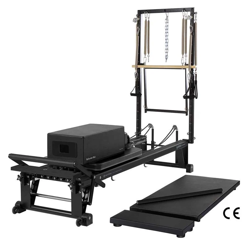 Merrithew V2 Max Plus Reformer mit Half Cadillac Jet Black Bundle