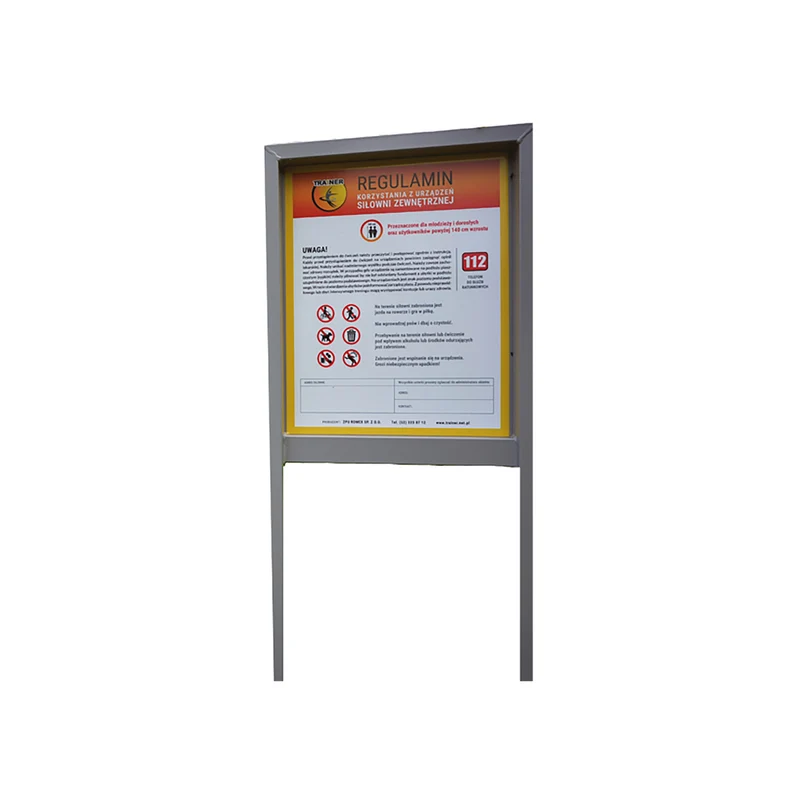 TRAINER Outdoor "Steel4Fit" Tafel