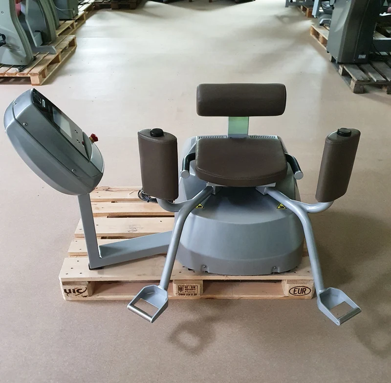 Milon Premium Adduktoren - Abduktorenmaschinen, Hip Abductor and Adductor, 2 Geräte im Set, Gehäuse Aluminium gebürstet, gebraucht - überholter Zustand