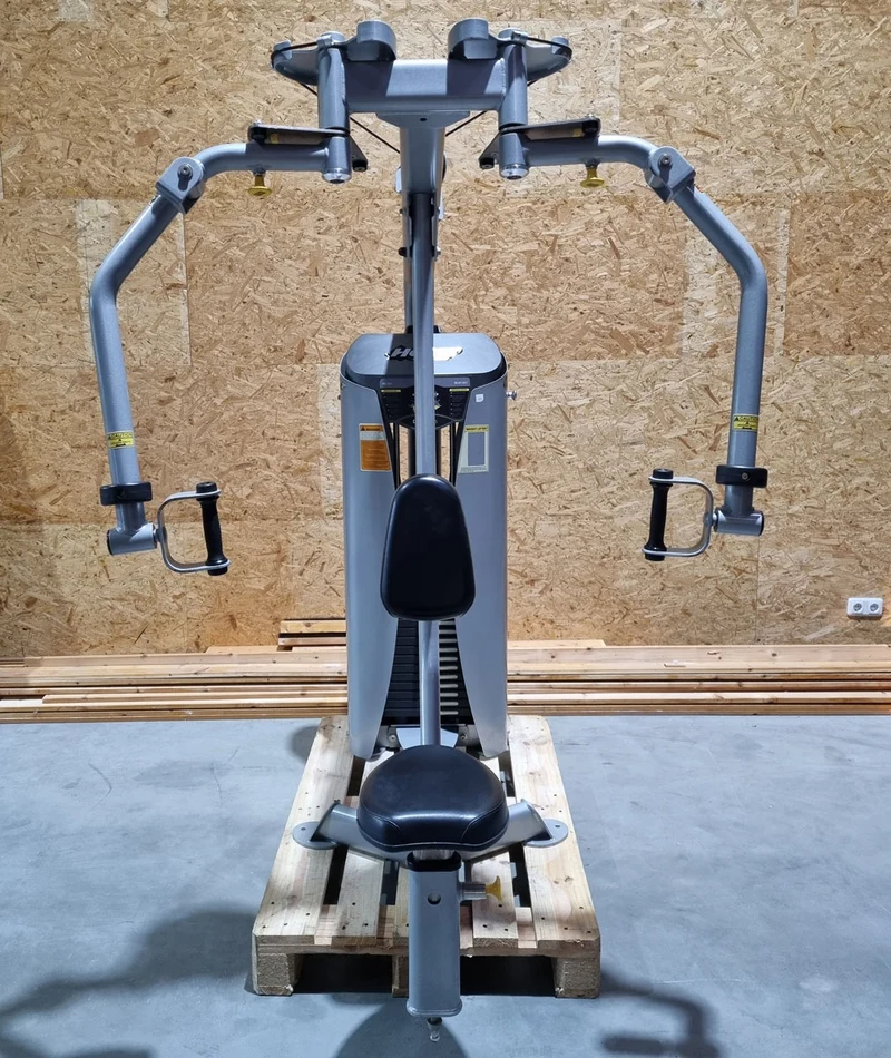 Hoist Dual Series Butterfly und Butterfly Reverse - 2 in 1 Kombimaschine, HD-3900 mit drehbaren Griffen, Rahmenfarbe Silber, Polsterfarbe Schwarz, gebraucht - überholter Zustand
