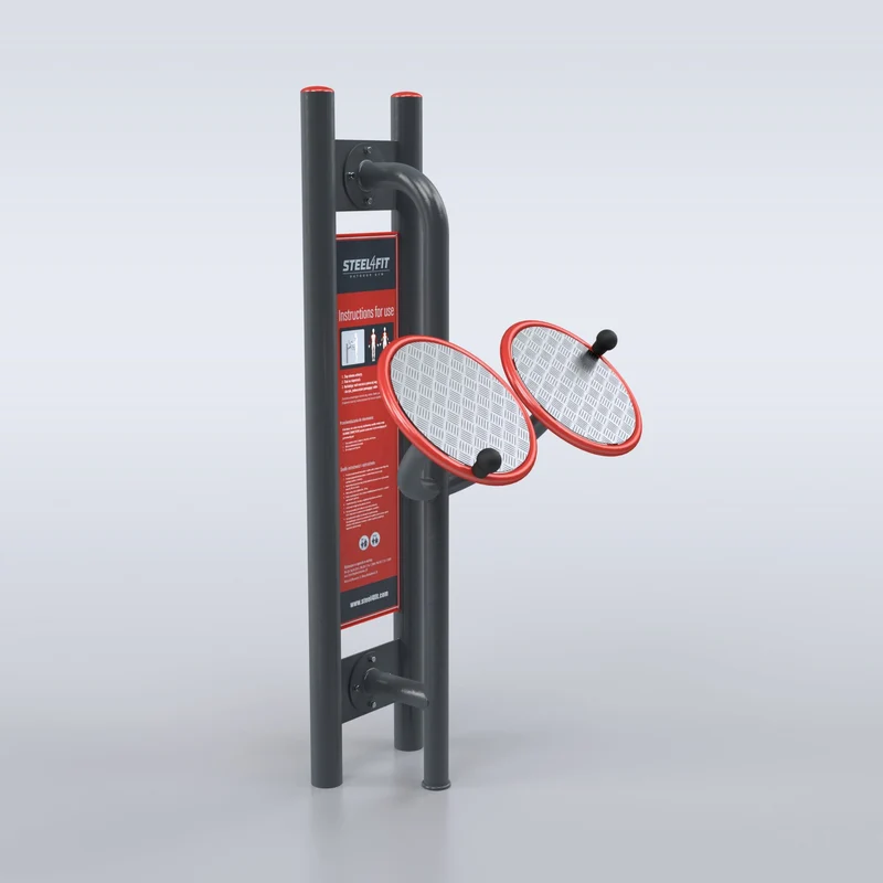 TRAINER Outdoor "4 Outdoor Gym Stations" Tai Chi Wheel