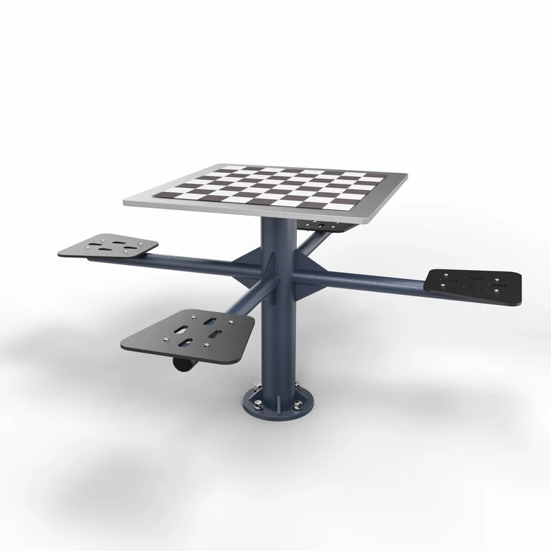 TRAINER Outdoor "Start" Tisch für Schach, Dame & Lugo Game