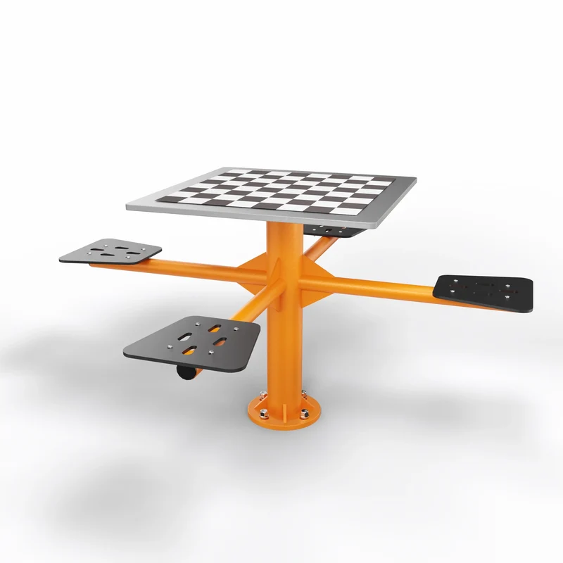 TRAINER Outdoor "Start" Tisch für Schach, Dame & Lugo Game