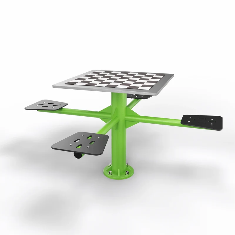 TRAINER Outdoor "Start" Tisch für Schach, Dame & Lugo Game