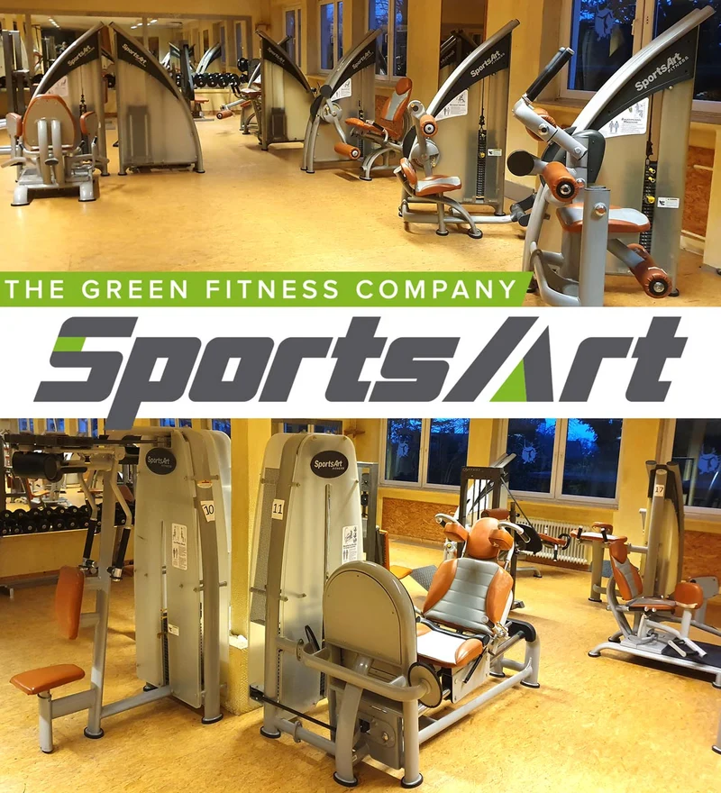 SportsArt Kraftgerätepark - 20 Kraftgeräte im Set, Status Serie, gebraucht, überholter Zustand