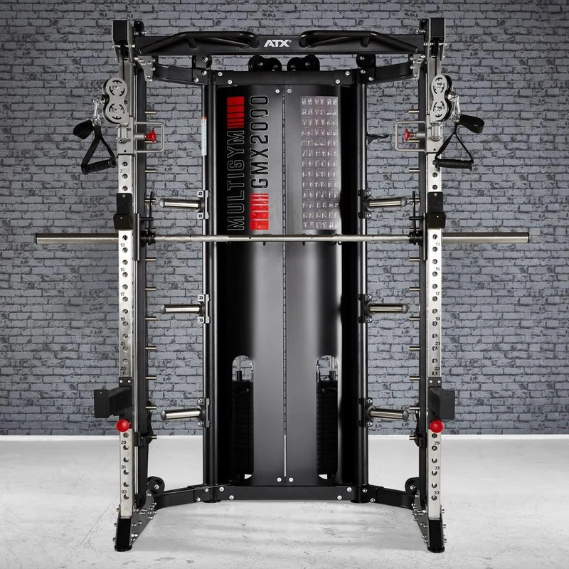 ATX Multigym GMX-2000 mit 2 x 90 KG Steckgewichten und Beinpresse