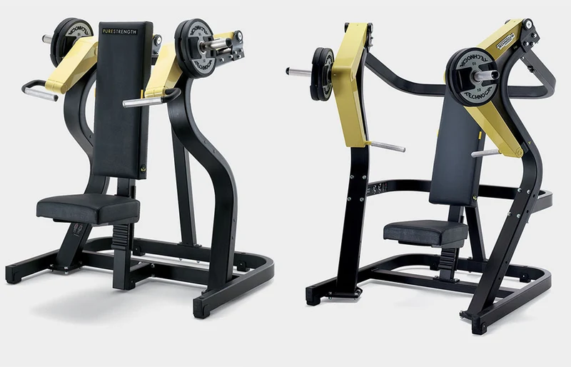TechnoGym Pure Strength Set, 7 Plate loaded Kraftgeräte, inkl. Hantelscheiben, gebraucht - geprüfter Zustand