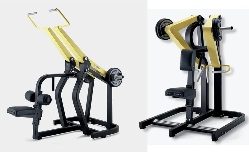 TechnoGym Pure Strength Set, 7 Plate loaded Kraftgeräte, inkl. Hantelscheiben, gebraucht - geprüfter Zustand