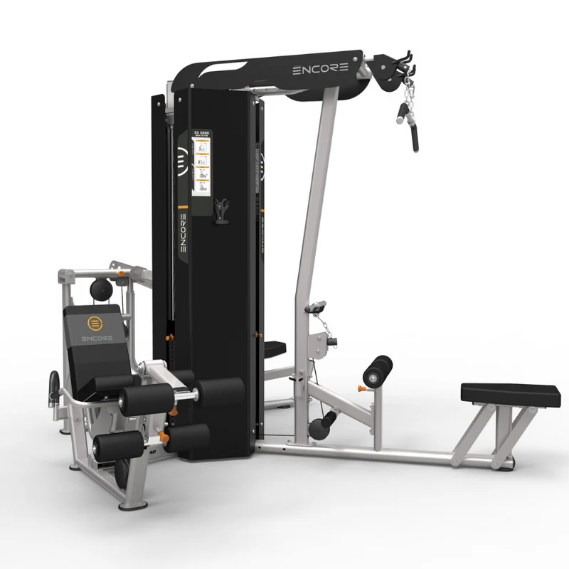 Impulse Fitness Multi Kraftstation Encore ES3000 mit 3 Trainingsstationen, 3 separate Gewichtsblöcke, Multistation ES3000 - NEU