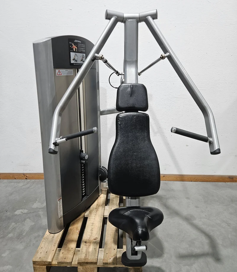 Life Fitness Set 19 Kraftgeräte, Signature und Pro2 Serie, Rahmen Silber, Polster Schwarz, gebraucht - überholter Zustand