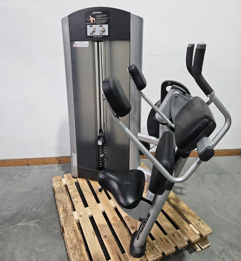 Life Fitness Set 19 Kraftgeräte, Signature und Pro2 Serie, Rahmen Silber, Polster Schwarz, gebraucht - überholter Zustand