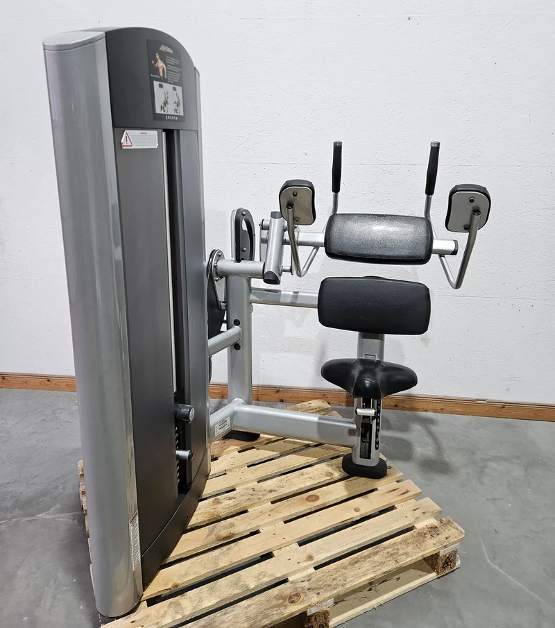 Life Fitness Set 19 Kraftgeräte, Signature und Pro2 Serie, Rahmen Silber, Polster Schwarz, gebraucht - überholter Zustand