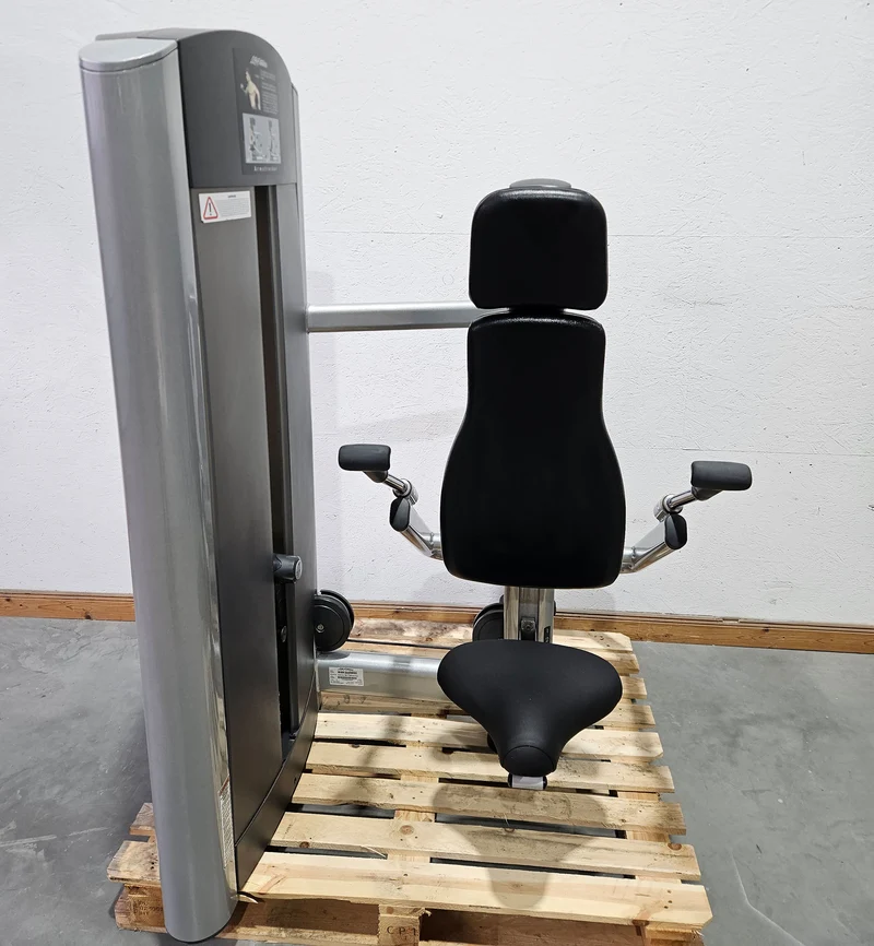 Life Fitness Set 19 Kraftgeräte, Signature und Pro2 Serie, Rahmen Silber, Polster Schwarz, gebraucht - überholter Zustand