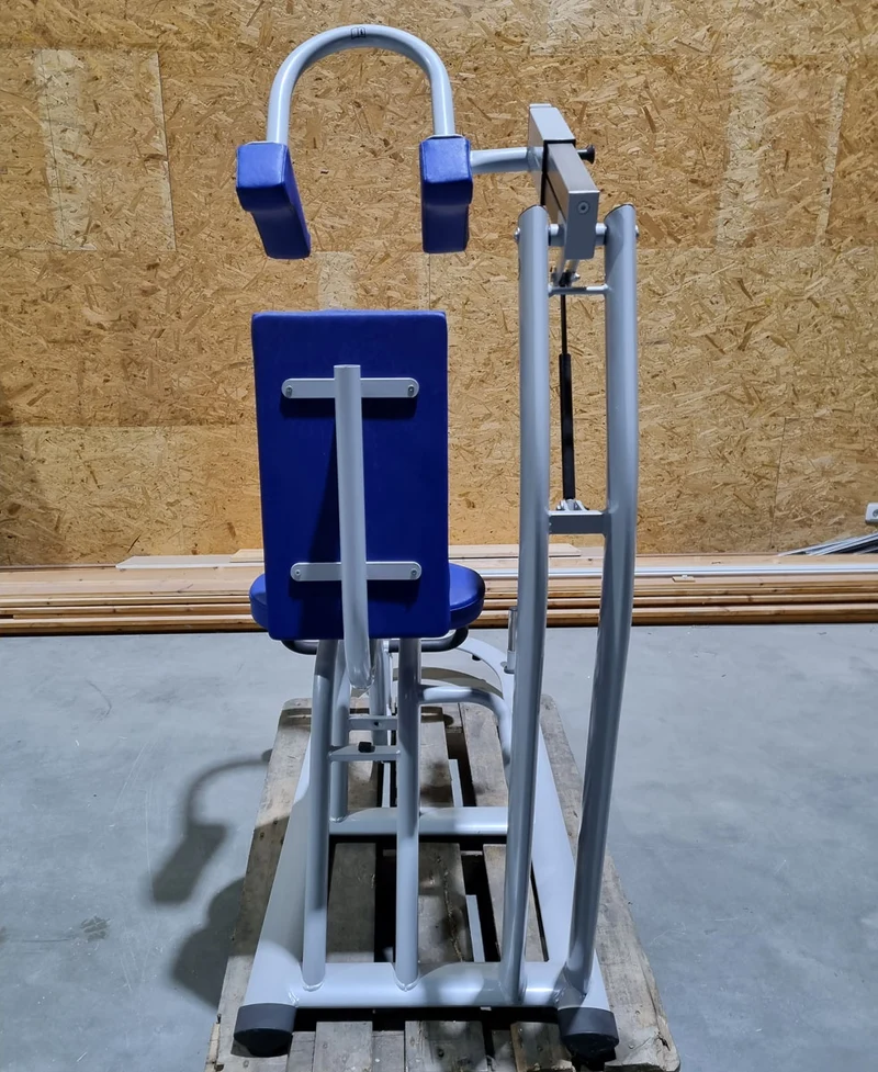 Dr. Wolff Ab Curl 536, Rückenschonende Bauchmaschine Crunch, Rahmenfarbe Silber - gebrauchter - überholter Zustand