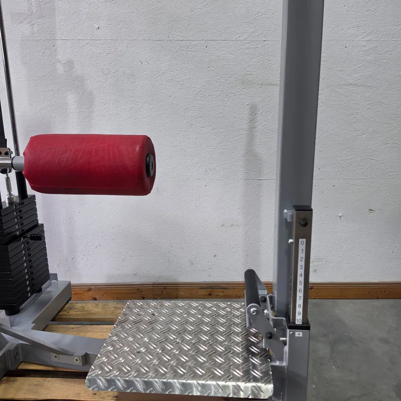 SVG Multi Hip, Kickmaschine, Hüftpendel, MPG, Rahmenfarbe Silber, Polster Rot, MPG, gebraucht - überholter Zustand