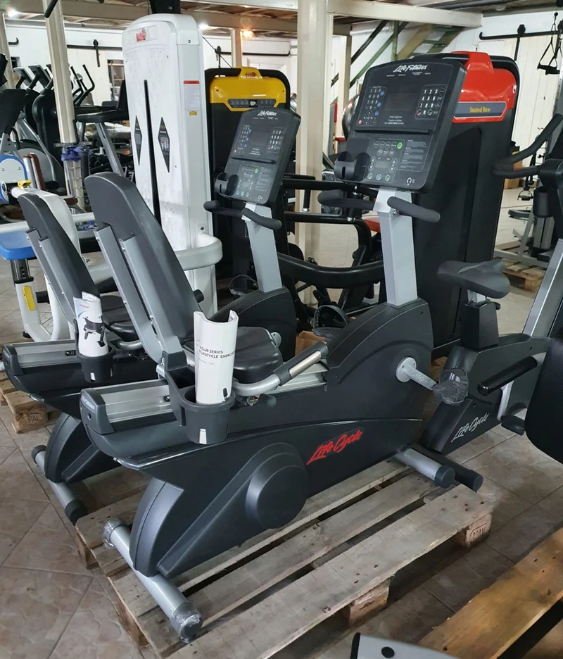 Life Fitness Recumbent, Liegeergometer, Integrity Serie, LED Konsole, gebraucht - überholter Zustand