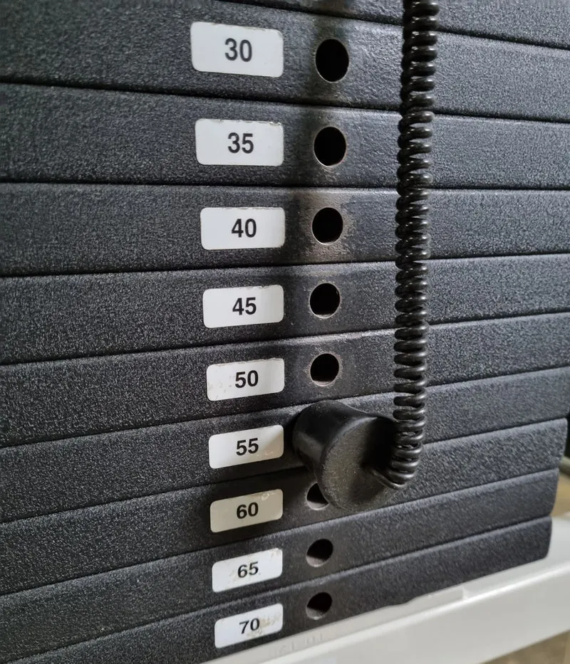 Life Fitness Pro 2 Bauchmaschine, Ab Crunch, Bauchbeuger, Abdominal Crunch, Rahmenfarbe Weiß, Polsterfarbe Schwarz, gebraucht - überholter Zustand