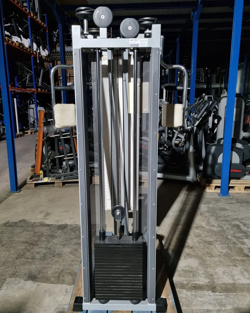 Technogym Butterfly, Pectoral Fly, Silverline, Rahmenfarbe Silber, Polsterfarbe Beige, gebraucht - geprüfter Zustand