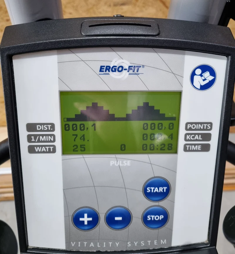 Ergo-Fit Cycle 3000 Ergometer Fahrrad Bike, gebraucht - überholter Zustand - neues Display vom 4000er Modell