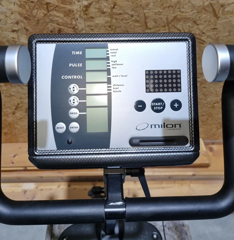 Milon Ergometer Reha mit tiefem Einstieg, Club Bike Carbon, Selten. gebraucht - überholter Zustand