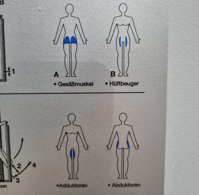 Frei Genius Eco Hüftmaschine, Hüftpendel, Hip-machine, Multi Hip, Kickmaschine, Rahmenfarbe Silber, gebraucht - überholter Zustand