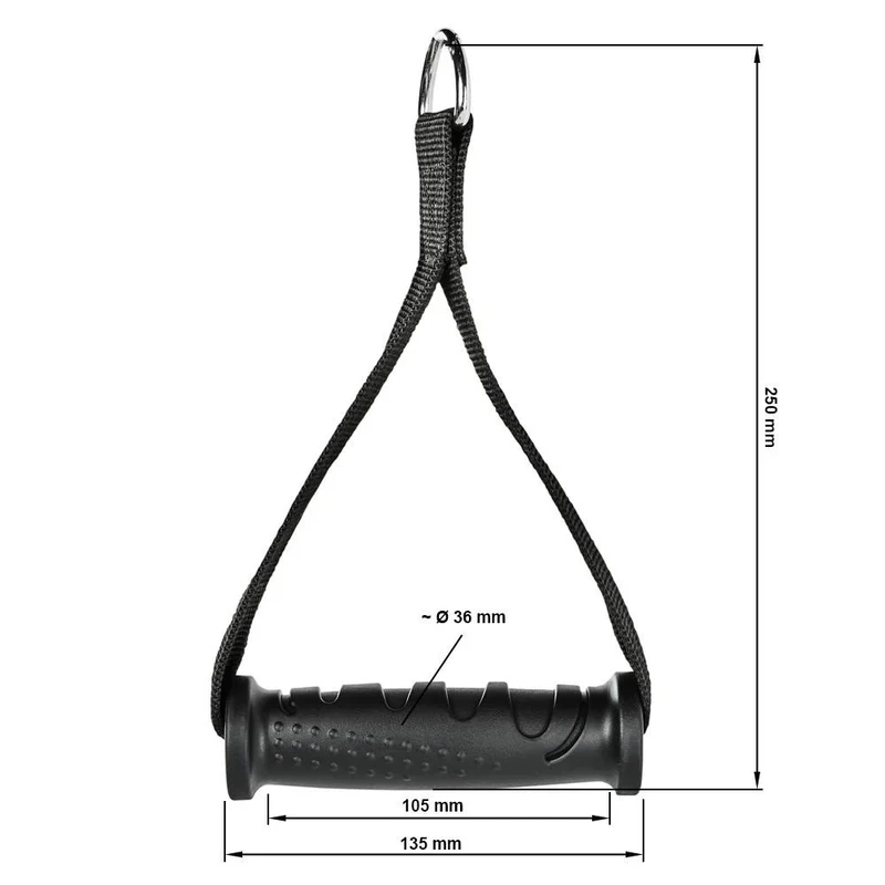 Einhandgriff - leicht, mit ergonomisch geformten Griffstück