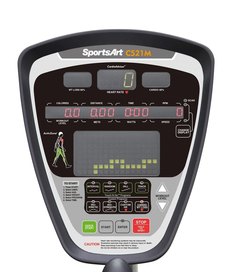 Sportsart Recumbent Bike, Liegeergometer C521M