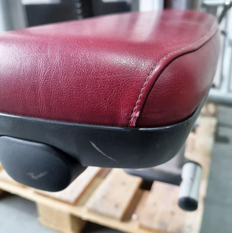 Life Fitness Rudern mit Bruststütze, Row - Rear Deltoid, Signature Series, 145kg Gewichtsblock, Rahmenfarbe Silber, gebraucht - überholter Zustand